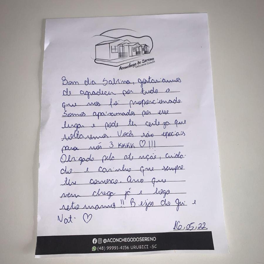 Aconchego Do Sereno Exclusive Chales Urubici Eksteriør bilde